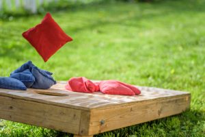 Cornhole Board and Bags