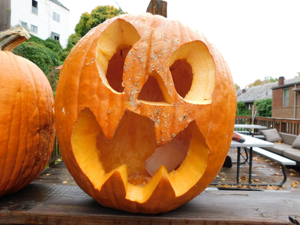 Veteran Carved Pumpkin